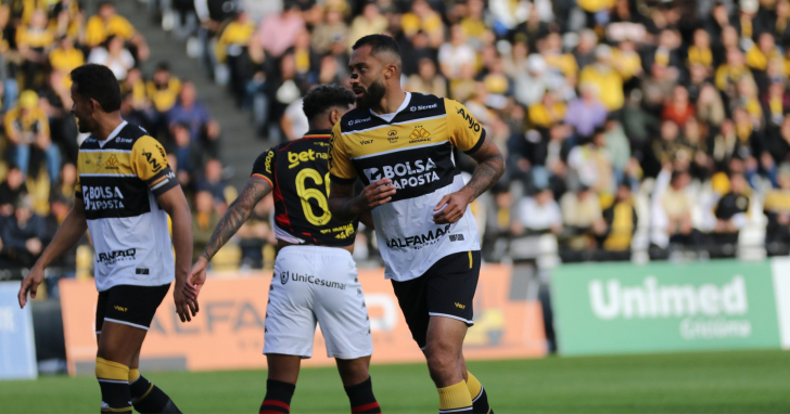 Criciúma ganhou a partida do primeiro turno | Foto: Celso da Luz/Criciúma
