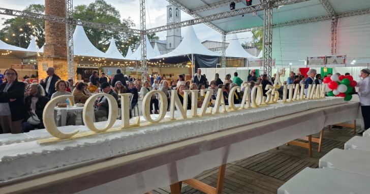 Nova Veneza vive dias de celebração, resgatando sua história e exaltando suas raízes italianas I Foto: Jeccica Schenatto e Patrick Stüpp/Prefeitura de Nova Veneza/4oito
