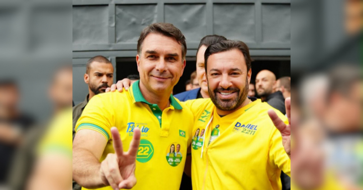 Daniel Freitas mantém mobilização por Flávio Bolsonaro até domingo | Foto: Reprodução/Redes Sociais
