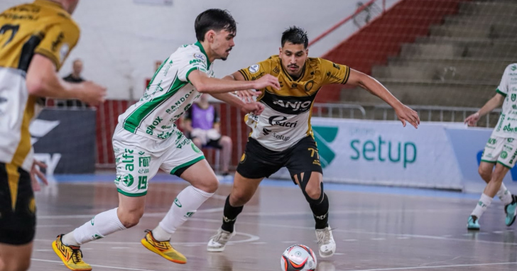 Criciúma Futsal perdeu por 2 a 1 para a Chapecoense no sábado | Foto: Rodolfo May | ACF/4oito