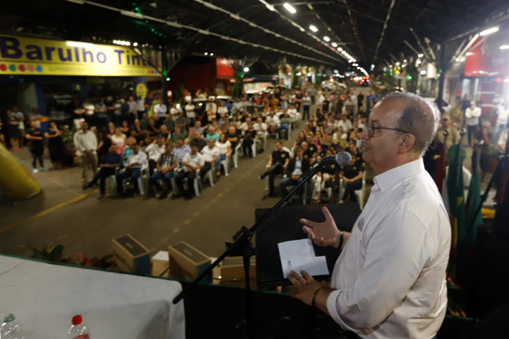 Em Sombrio, governador esteve três vezes (Foto: Ricardo Trida/Secom)