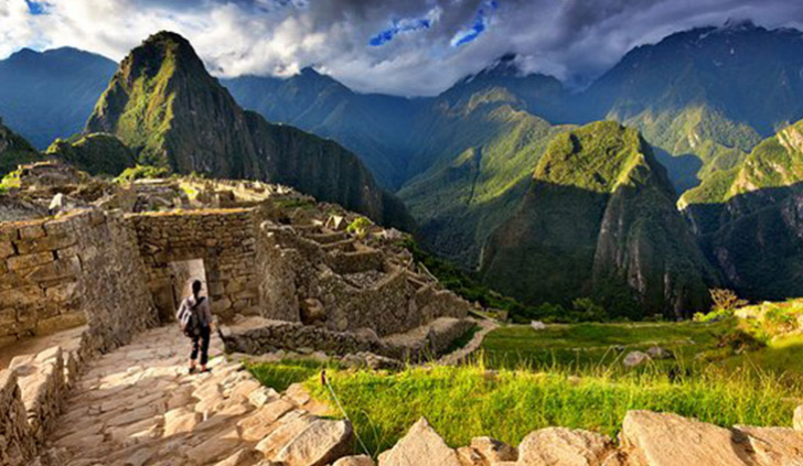 Uma das partes de Machu Picchu