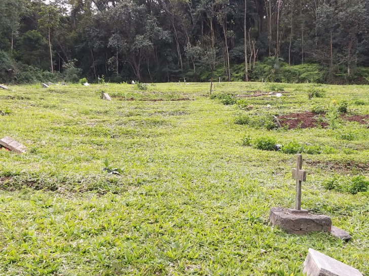 Cemitério do Sangão é o que tem maior possibilidade de ampliação (Foto: Heitor Araujo)