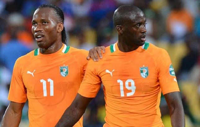 Os craques Drogba e Yaya Touré / Foto: Reprodução