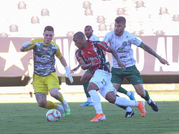 Na semifinal, o Joinville bateu o Juventus, na Arena Joinville (Foto: Divulgação)