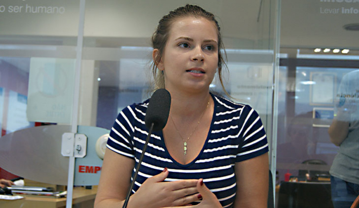 Djenifer Serafim (foto: Erik Behenck)