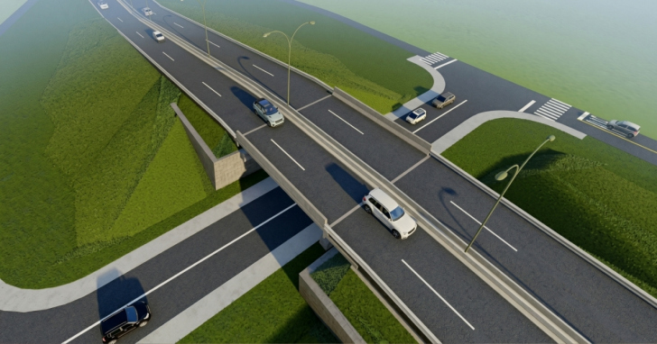Extensão da Via Rápida deve ganhar novo projeto até o fim de 2026 | Foto: Iparque/Divulgação/4oito