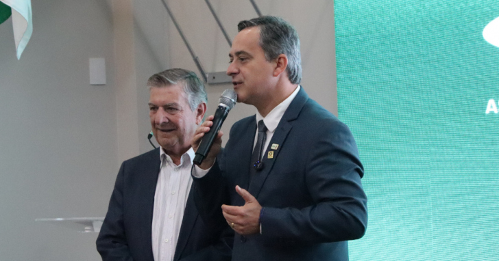 Vagner Espíndola sucede Valdir Fontanella na presidência da Amrec | Foto: Luiza Salvador/Portal 4oito