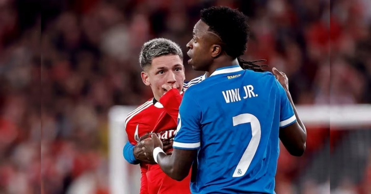 Argentino Gianluca Prestianni foi denunciado por racismo por Vini Jr. nessa semana - Foto: Jesús Álvarez Orihuela/AS/Reprodução CNN