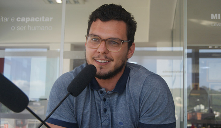 Médico Vitor Benincá (foto: Érik Behenck)