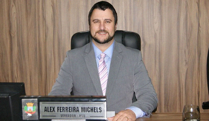 Alex Michels, presidente da Câmara de Vereadores de Içara (foto: André Dal Pont/Câmara de Içara)