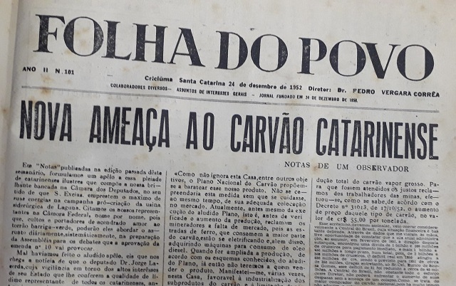 Reprodução / Folha do Povo, 24/12/52