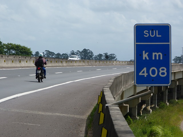 Km 308, entre Maracajá e Araranguá, um dos pontos onde haverá praça de pedágio / Foto: Denis Luciano / 4oito / Arquivo