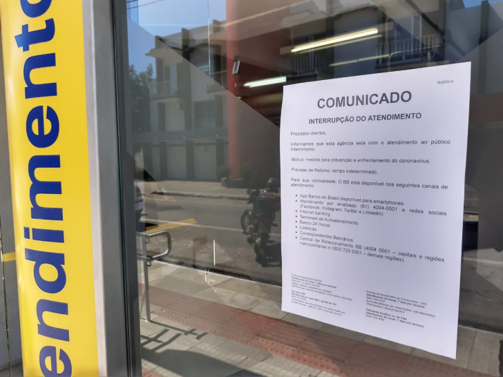 Em Morro da Fumaça, o Banco do Brasil não abriu / Foto: Marciano Bortolin / 4oito