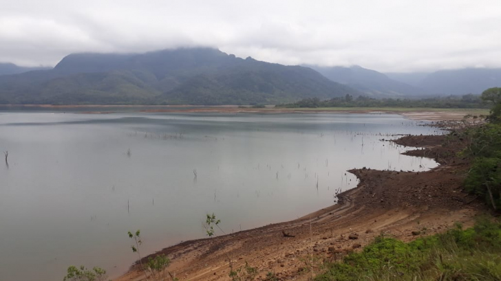 Barragem do Rio São Bento em tempos de estiagem, com volume abaixo da média / Arquivo / 4oito