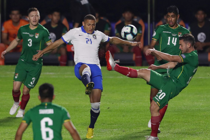 Brasil ganhou da Bolívia na estreia, 3 a 0 / Foto: Amanda Perobelli / Reuters / Agência Brasil