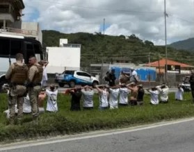 Torcedores do Santos e do Internacional estão envolvidos na ação | Foto: Reprodução/Redes Sociais/4oito