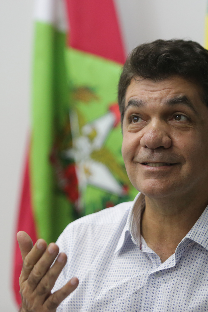 Clésio Salvaro foi eleito com mais de 71% dos votos de Criciúma (Foto: Guilherme Hahn/Especial 4oito)