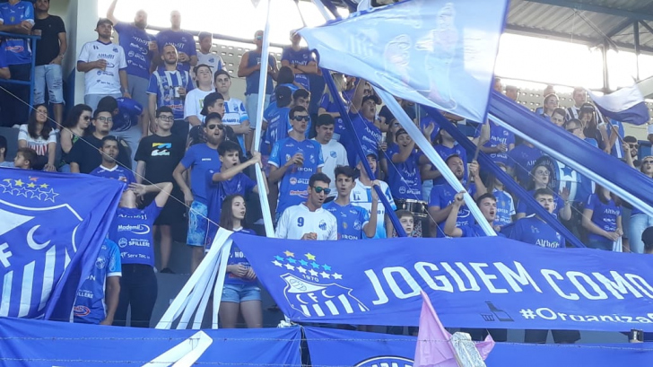 Torcida do Caravaggio comemorou mais uma vitória em casa / Divulgação