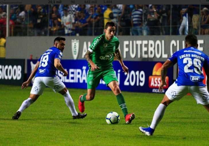 Cruzeiro e Chapecoense caíram juntos da Série A em 2019. São dois dos candidatos na B 2020 / Divulgação