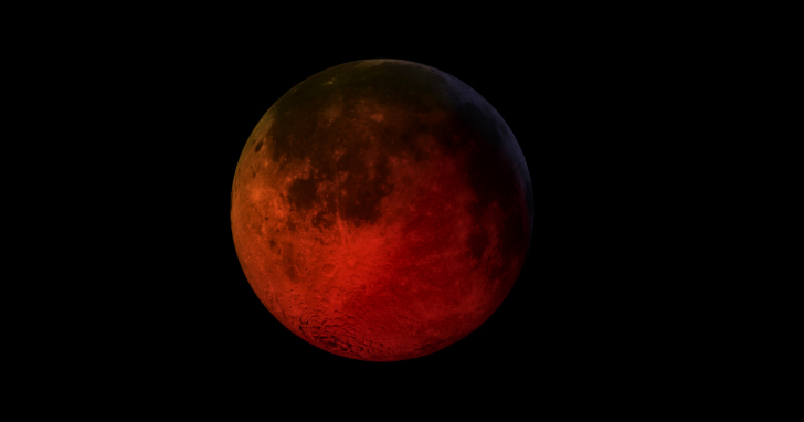 Coloração avermelhada é efeito natural da atmosfera terrestre I Foto: Canva/4oito