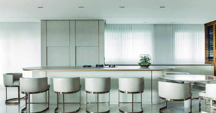 Cozinhas discretas e minimalistas | Foto: Divulgação Revista Haus