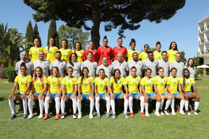 Seleção fez a foto oficial neste sábado / CBF / Divulgação