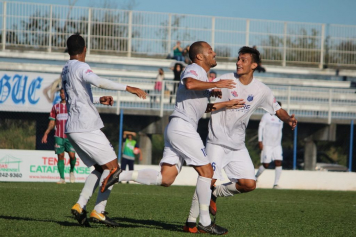 Guarani venceu o Fluminense em Palhoça, 2 a 1 / Foto: Lucas Gabriel Cardoso / O Cancheiro