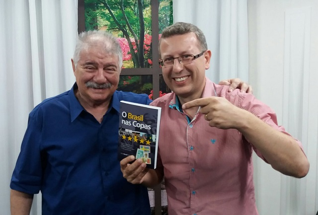 Bebel Vieira com o comentarista João Nassif: é reforço do Timaço! / Foto: Divulgação