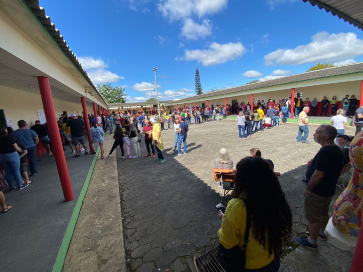 Caso de Boca de Urna foi registrado na Escola Professora Clotildes Maria Martins Lalau, no bairro Renascer (Foto: Taize Pizoni)