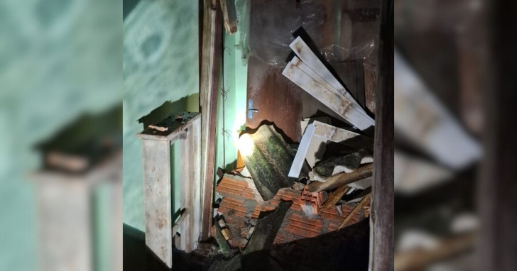 Cidades do Sul de SC registraram ocorrências em função do temporal | Foto: Defesa Civil/Divulgação