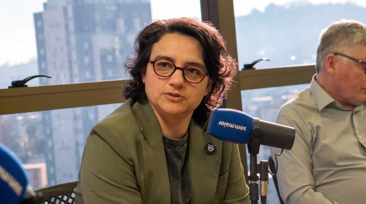 Candidata afirmou que infraestrutura e combate ao feminicídio serão prioridades caso seja eleita | Foto: Lucas Mackowieki/4oito