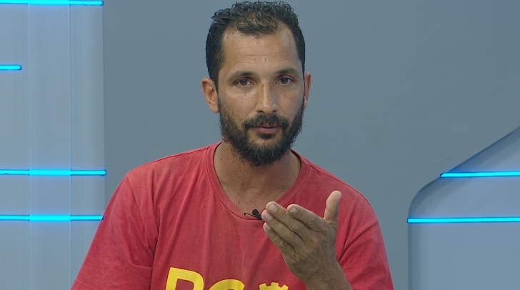 Brunno Dias é candidato do PCO ao Governo de Santa Catarina | Foto: Divulgação/G1