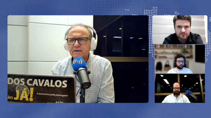 Adelor Lessa e comentaristas analisam as últimas pesquisas presidenciais na véspera do segundo turno | Foto: Reprodução/Youtube/4oito