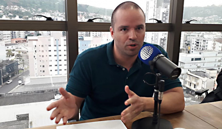 Deputado Jessé Lopes, um dos críticos do governador Moisés nesta sexta, na Acic / Arquivo / 4oito