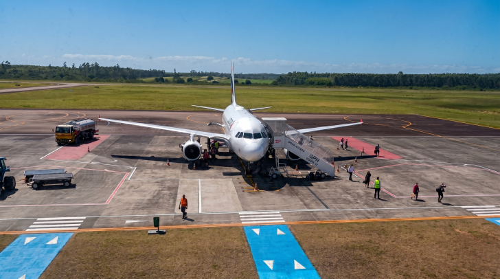 Nova rede aérea promete beneficiar passageiros de menor renda e impulsionar o turismo de negócios em SC | Foto: RDL Aeroportos/Divulgação/4oito