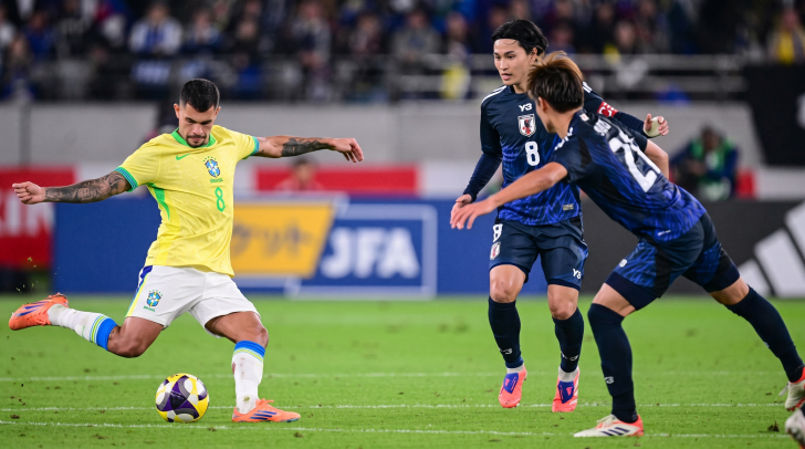Japão venceu a Seleção Brasileira em amistoso em 2025 | Foto: Yuichi Kamazaki/Divulgação