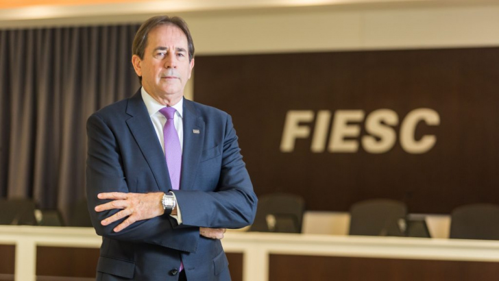 Presidente da FIESC, Mario Cezar de Aguiar / Divulgação