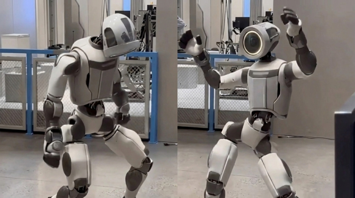 Vídeo que mostra o robô Atlas dançando como Van Damme viralizou nas redes sociais | Foto: Reprodução/Portal 4oito