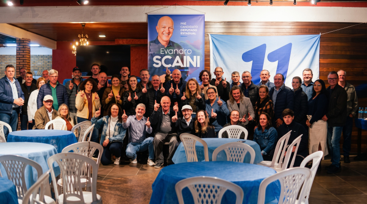 Encontro reuniu lideranças do PP em apoio ao projeto político de Evandro Scaini | Foto: Divulgação/4oito