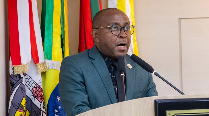 Vereador Valdeci Bittencourt, o Amaral, fez as declarações durante sessão da Câmara de Criciúma nesta segunda-feira (24) | Foto: Divulgação/Câmara de Vereadores de Criciúma