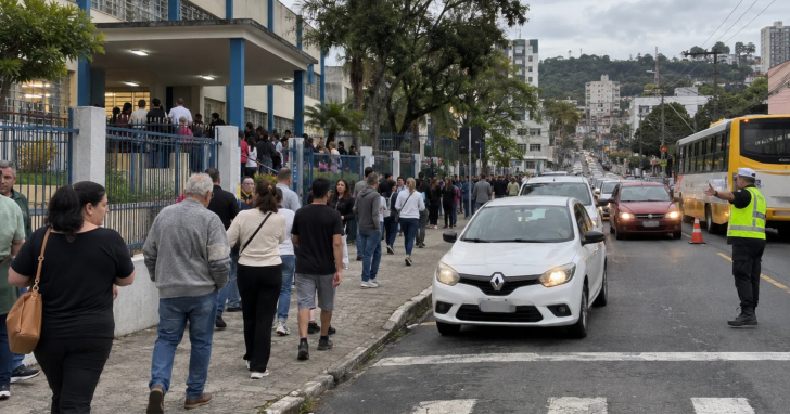 PRF orienta eleitores a planejarem o trajeto com antecedência para evitar filas | Foto: IA/4oito