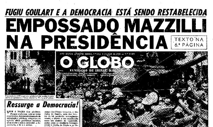 Reprodução / O Globo, março de 64