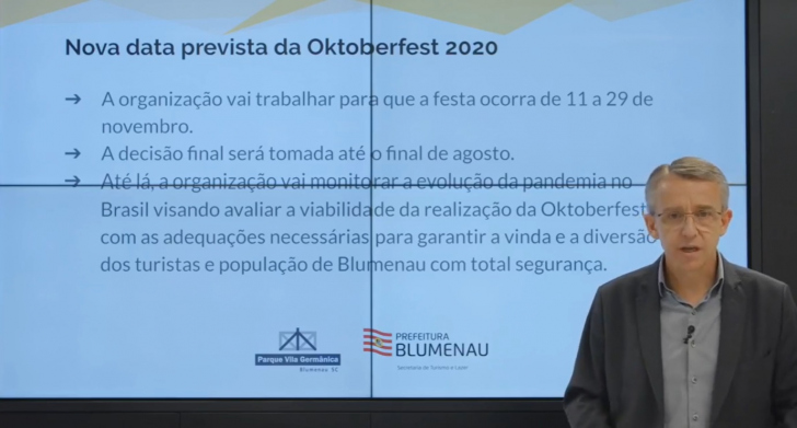 Prefeito Mário anunciou transferência / Reprodução