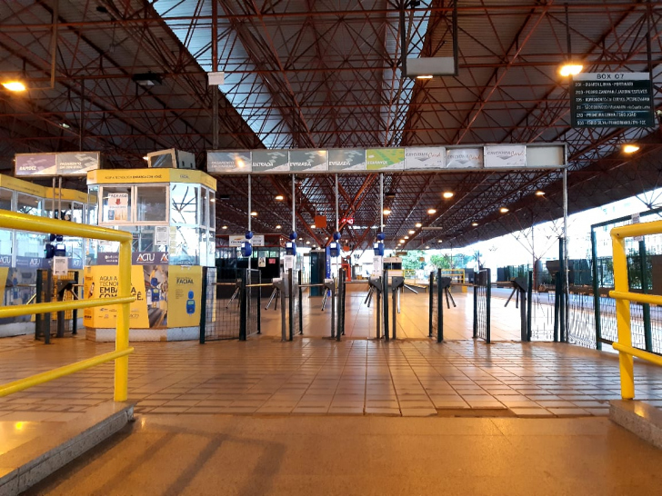Terminal Central segue vazio há mais de dois meses em Criciúma / Arquivo / 4oito