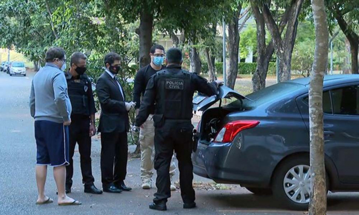 Na foto, a operação visitando a Secretaria de Estado da Saúde no Distrito Federal / Divulgação