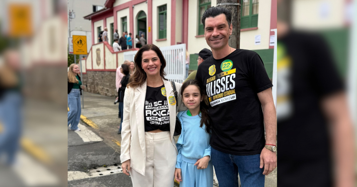 Delegado Ulisses Gabriel comemora a eleição para deputado estadual em Santa Catarina | Foto: Divulgação/Redes sociais/4oito