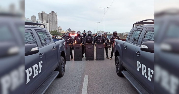 BR-101 e BR-470 são os principais alvos - Foto: Divulgação/PRF