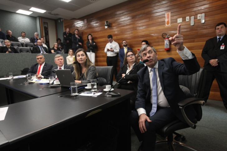 Secretário Paulo Eli na Alesc / Foto: Eduardo de Oliveira / Agência AL