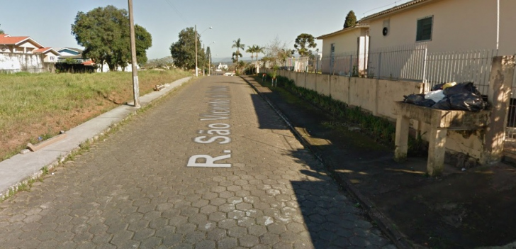 Quadra da Rua São Vicente de Paulo que o vereador sugere fechamento / Reprodução / Google Maps